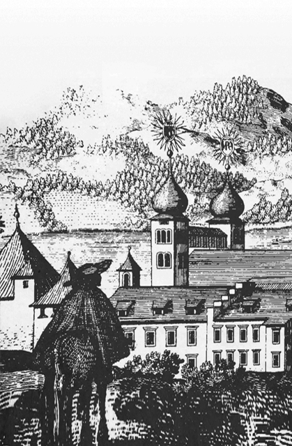 Valvasor, Ansicht Millstatts 1687